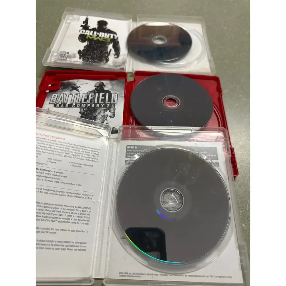 PlayStation 3 PS3 Game Lot – Call of Duty MW3, Battlefield Bad Company 2, NASCAR